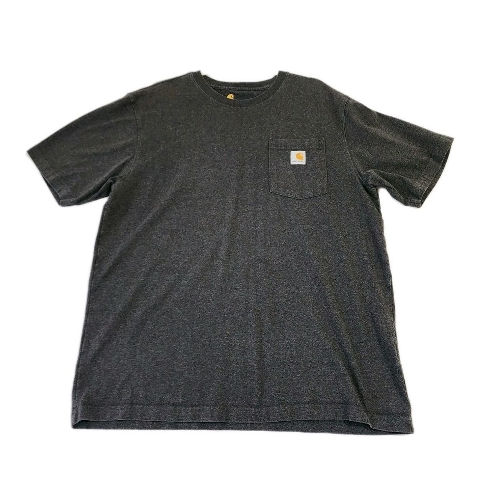 Carhartt Shirt‎ Mens Large Gray Original Fit Pocket Workwear Tee K87 Fall 2017
